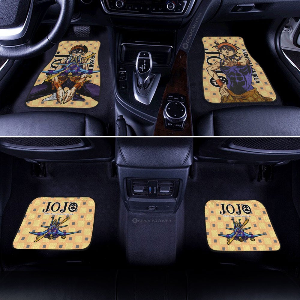 Narancia-Ghirga-Car-Floor-Mats-Custom-JoJos-Bizarre-Adventure-Anime-Car-Accessories-2