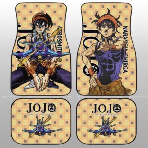 Narancia Ghirga Car Floor Mats Custom JoJo’s Bizarre Adventure Anime Car Accessories