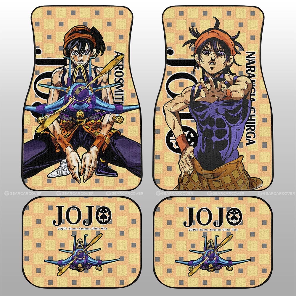 Narancia Ghirga Car Floor Mats Custom JoJo’s Bizarre Adventure Anime Car Accessories Narancia Ghirga Car Floor Mats Custom JoJo’s Bizarre Adventure Anime Car Accessories