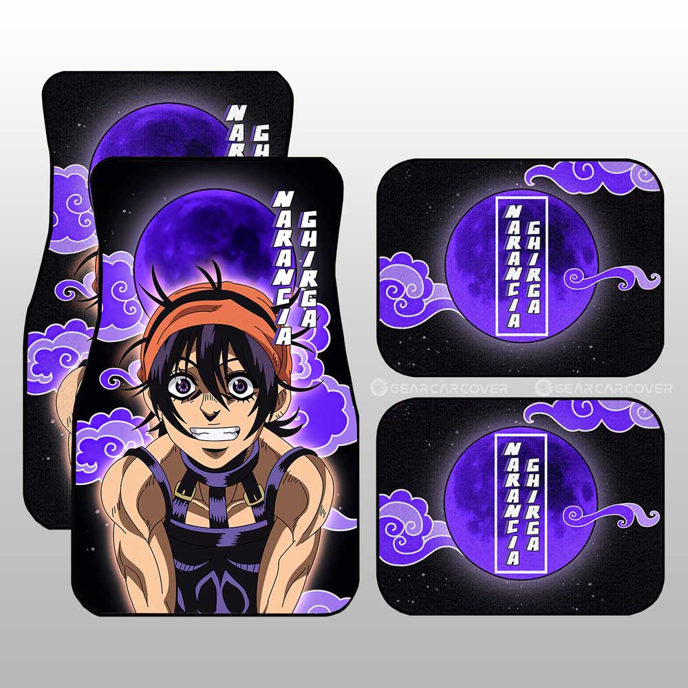 Narancia Ghirga Car Floor Mats Custom JoJo’s Bizarre Adventure Anime Gifts For Fan Narancia Ghirga Car Floor Mats Custom JoJo’s Bizarre Adventure Anime Gifts For Fan