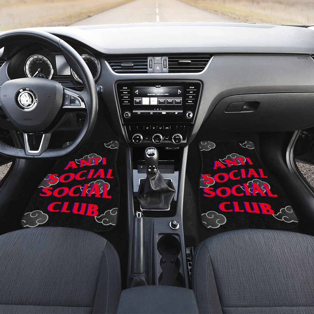 Naruto-Akatsuki-Anti-Social-Club-Black-White-Cloud-Car-Floor-Mats-1