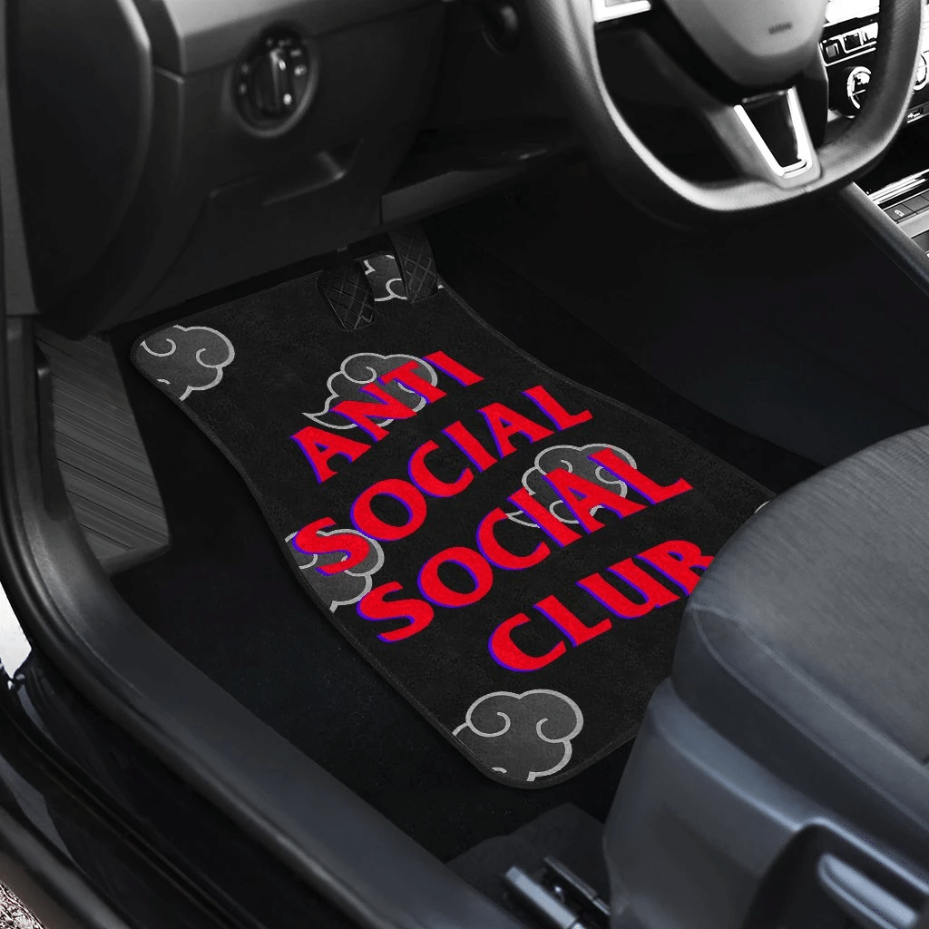Naruto-Akatsuki-Anti-Social-Club-Black-White-Cloud-Car-Floor-Mats-2