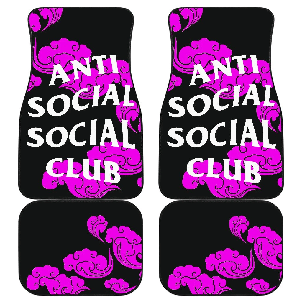 Naruto Akatsuki Anti Social Club Flying Purple Cloud Car Floor Mats Naruto Akatsuki Anti Social Club Flying Purple Cloud Car Floor Mats