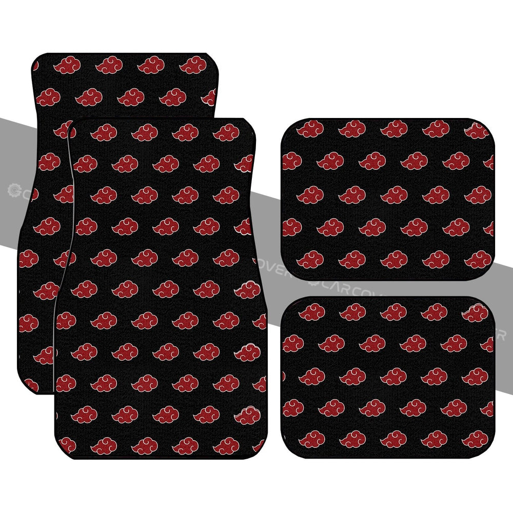 Naruto Akatsuki Cloud Car Floor Mats Custom Anime Car Accessories Naruto Akatsuki Cloud Car Floor Mats Custom Anime Car Accessories