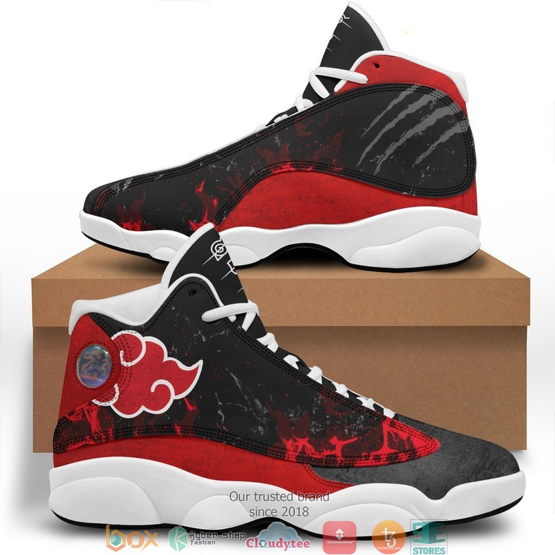 Naruto Akatsuki Pride Air Jordan 13 Sneaker Naruto Akatsuki Pride Air Jordan 13 Sneaker