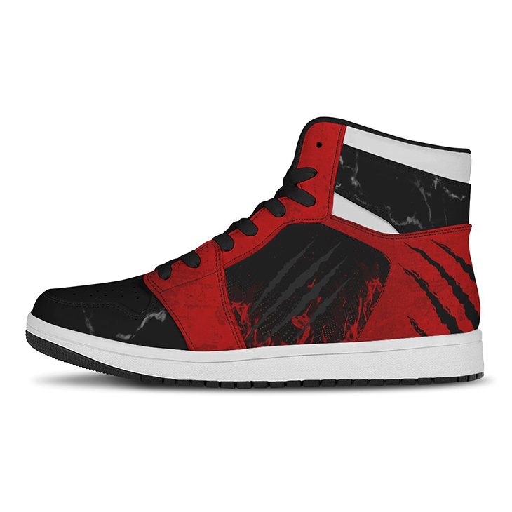 Naruto-Akatsuki-Red-Clouds-Air-Jordan-13-Sneakers-3-1
