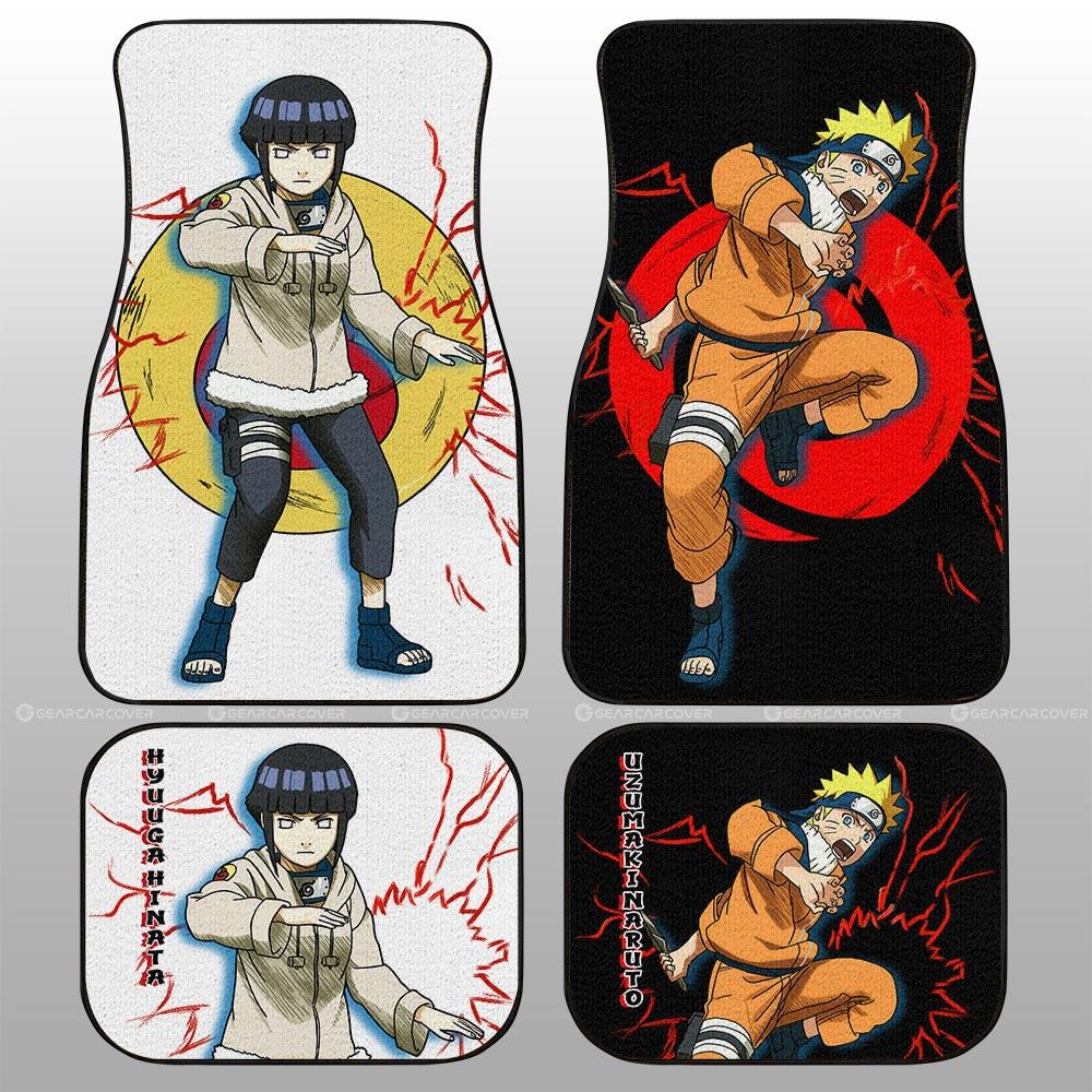 Naruto And Hinata Car Floor Mats Custom Gifts For Naruto Anime Fans Naruto And Hinata Car Floor Mats Custom Gifts For Naruto Anime Fans