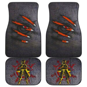 Naruto And Kurama Grey Naruto Car Floor Mats UBC032204