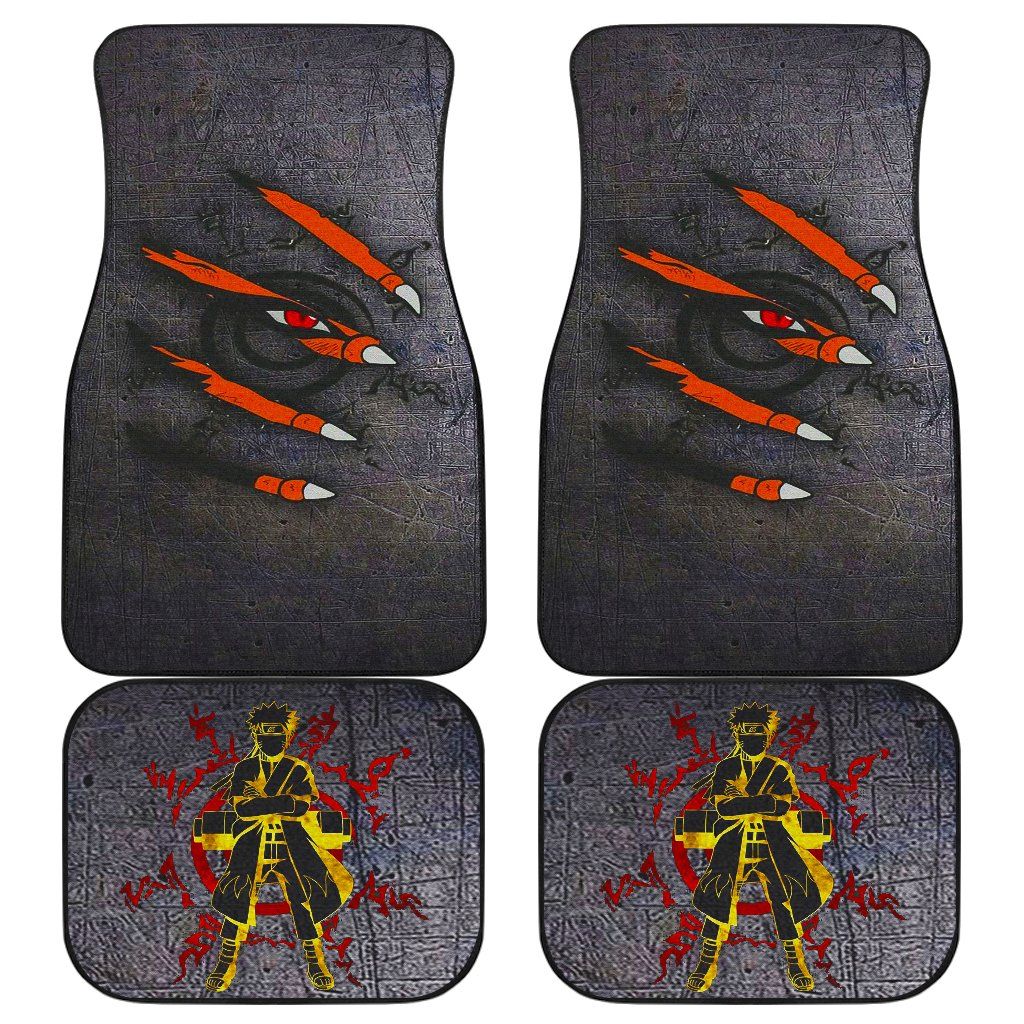 Naruto And Kurama Grey Naruto Car Floor Mats UBC032204 Naruto And Kurama Grey Naruto Car Floor Mats UBC032204