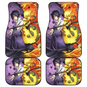Naruto And Sasuke Front And Back Car Mats