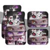 Naruto And Sharingan Eyes Car Floor Mats Custom Anime Car Accessories