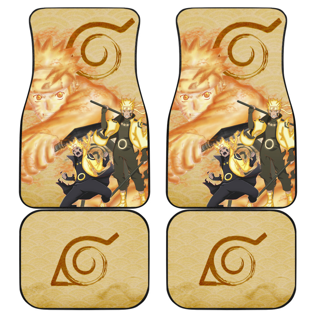 Naruto Anime Naruto Six Paths Sage Mode Orange Theme Car Floor Mats Naruto Anime Naruto Six Paths Sage Mode Orange Theme Car Floor Mats