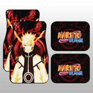 Naruto Bijuu Mode Car Floor Mats Custom Naruto Anime Car Accessories