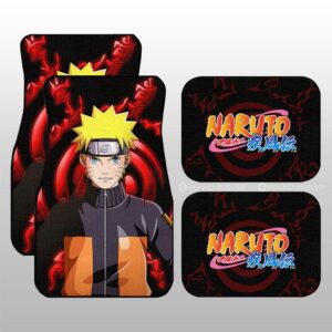 Naruto Car Floor Mats Custom Kurama Mode Naruto Anime Car Accessories