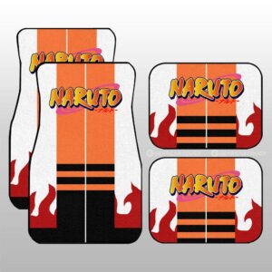 Naruto Hokage Uniform Car Floor Mats Custom Naruto Anime Car Interior Accessories
