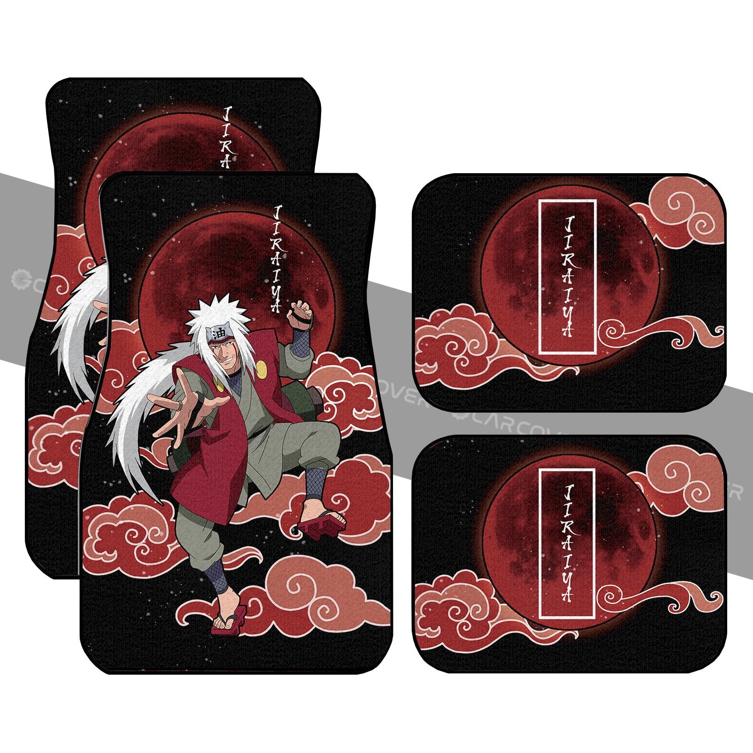 Naruto Jiraiya Car Floor Mats Custom Anime Car Accessories Naruto Jiraiya Car Floor Mats Custom Anime Car Accessories