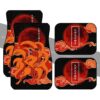 Naruto Kurama Car Floor Mats Custom Anime Car Interior Accessories