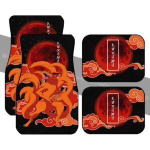 Naruto Kurama Car Floor Mats Custom Anime Car Interior Accessories