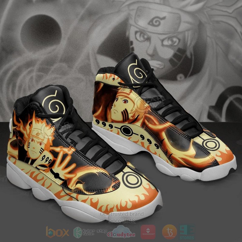 Naruto Kurama Mode Black Yellow Air Jordan 13 Shoes Naruto Kurama Mode Black Yellow Air Jordan 13 Shoes