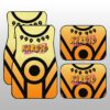 Naruto Kurama Mode Uniform Car Floor Mats Custom Naruto Anime Car Interior Accessories