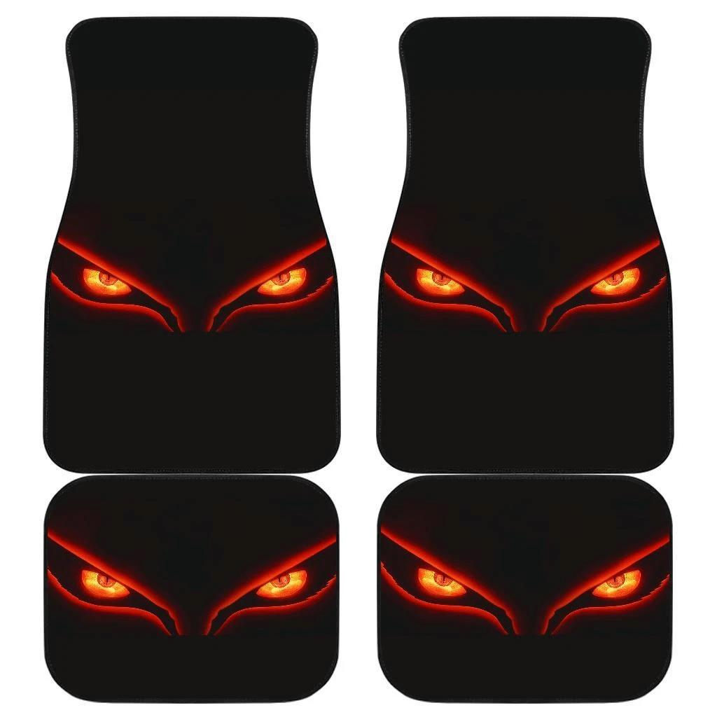 Naruto Kyuubi Eyes Sign Black theme Car Floor Mats 191028 Naruto Kyuubi Eyes Sign Black theme Car Floor Mats 191028