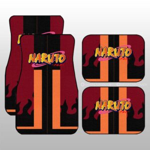 Naruto Sage Mode Uniform Car Floor Mats Custom Naruto Shippuden Anime Car Accessories