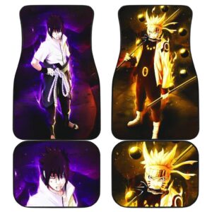 Naruto Sasuke Anime Car Floor Mats 191028