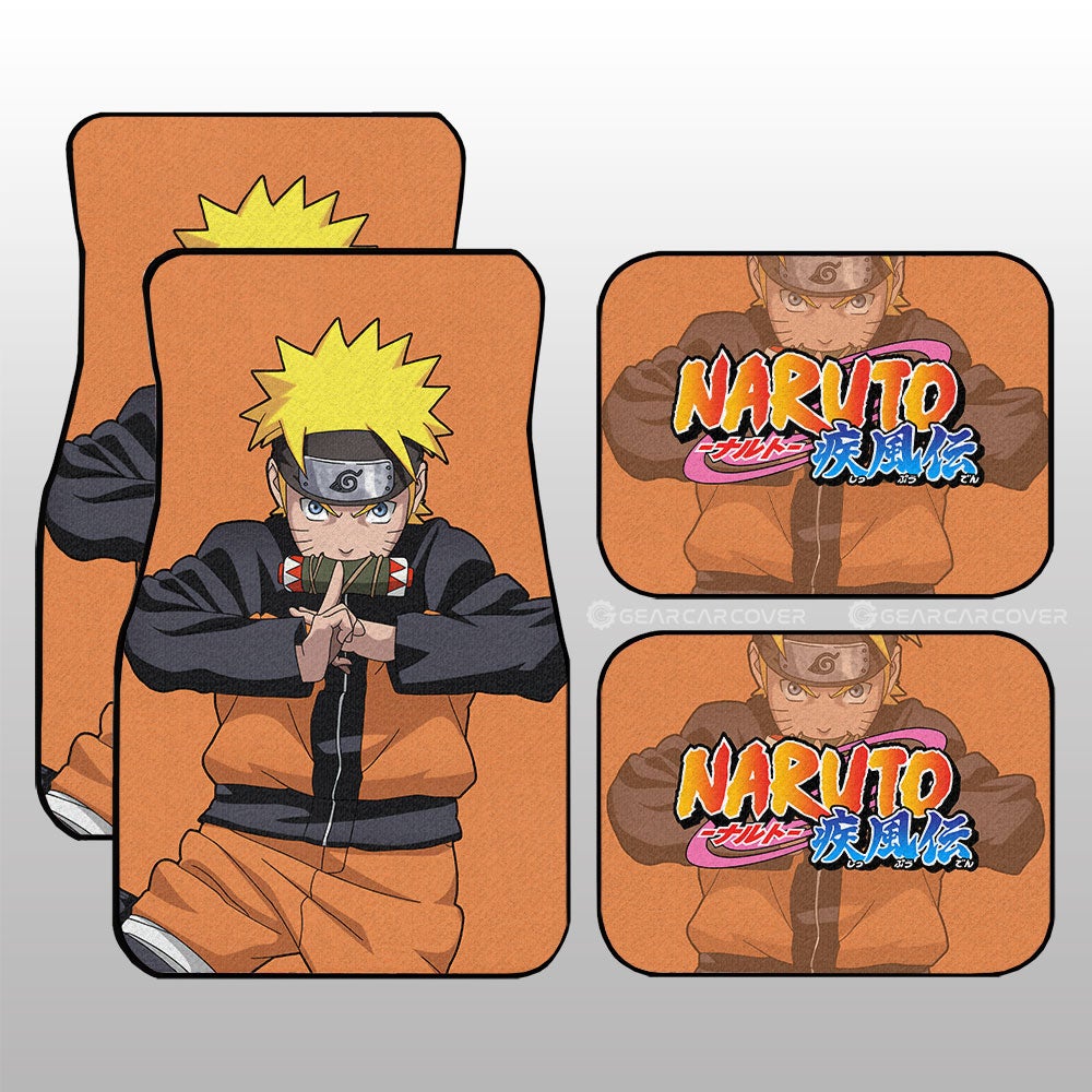 Naruto Uzumaki Car Floor Mats Custom Naruto Anime Gifts Idea For Fans Naruto Uzumaki Car Floor Mats Custom Naruto Anime Gifts Idea For Fans