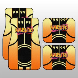 Naruto’s Yang Kurama Mode Uniform Car Floor Mats Custom Naruto Anime Car Interior Accessories