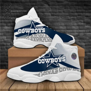 National Football League Dallas Cowboys Air Jordan 13 Shoes