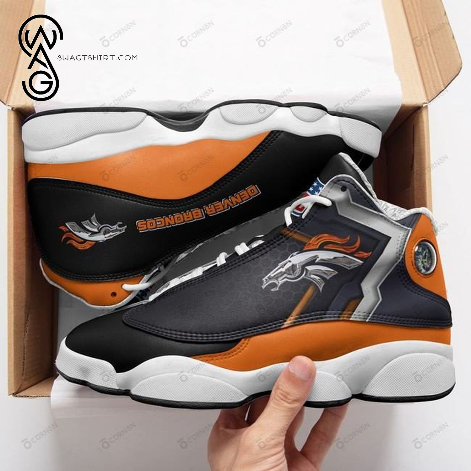 National Football League Denver Broncos Air Jordan 13 Shoes National Football League Denver Broncos Air Jordan 13 Shoes