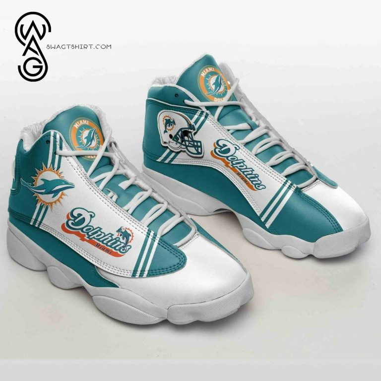 National-Football-League-Miami-Dolphins-Air-Jordan-13-Shoes-1