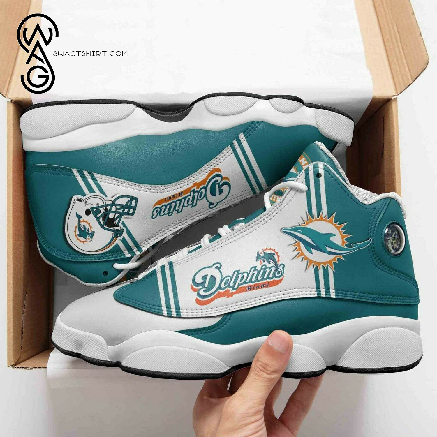 National Football League Miami Dolphins Air Jordan 13 Shoes National Football League Miami Dolphins Air Jordan 13 Shoes