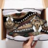 Native American Wolf All Over Print Air Jordan 13 Sneakers