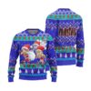 Natsu x Lucy x Happy Anime Ugly Christmas Sweater Custom Fairy Tail Xmas Gift