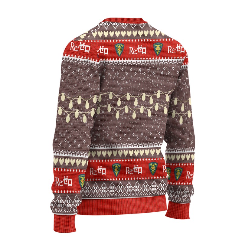 Natsuki-Subaru-x-Beatrice-Anime-Ugly-Christmas-Sweater-Custom-Re-Zero-Xmas-Gift-1