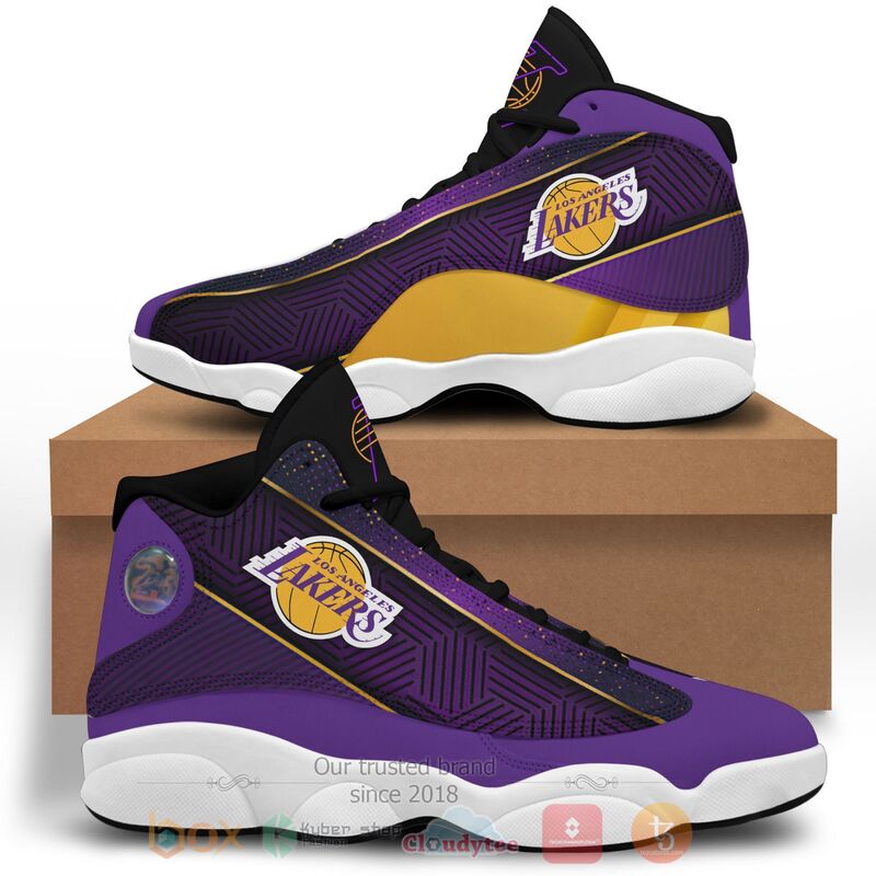 Nba Los Angeles Lakers Air Jordan 13 Shoes 3 Nba Los Angeles Lakers Air Jordan 13 Shoes 3