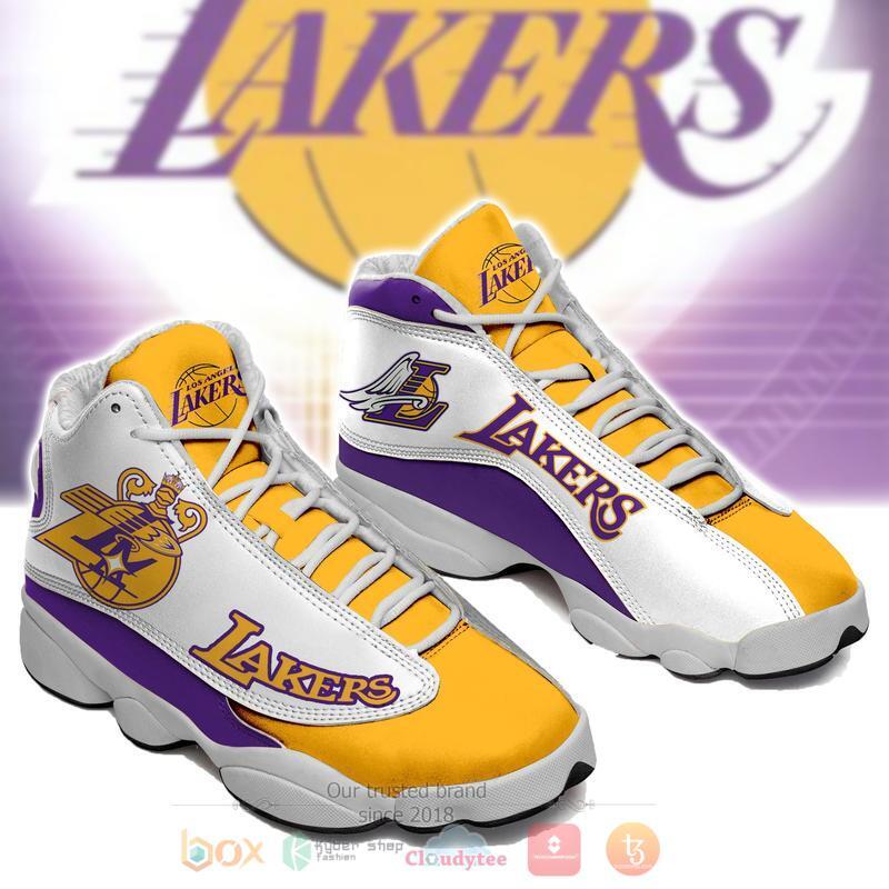 Nba Los Angeles Lakers Yellow Air Jordan 13 Shoes Nba Los Angeles Lakers Yellow Air Jordan 13 Shoes