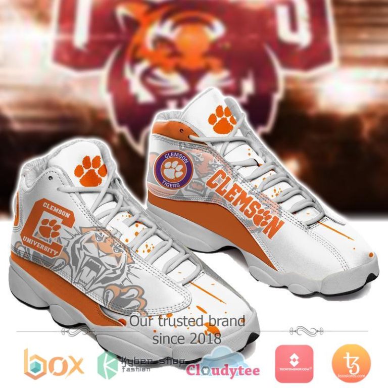 Ncaa-Clemson-Tigers-Air-Jordan-13-Sneakers-Shoes-1