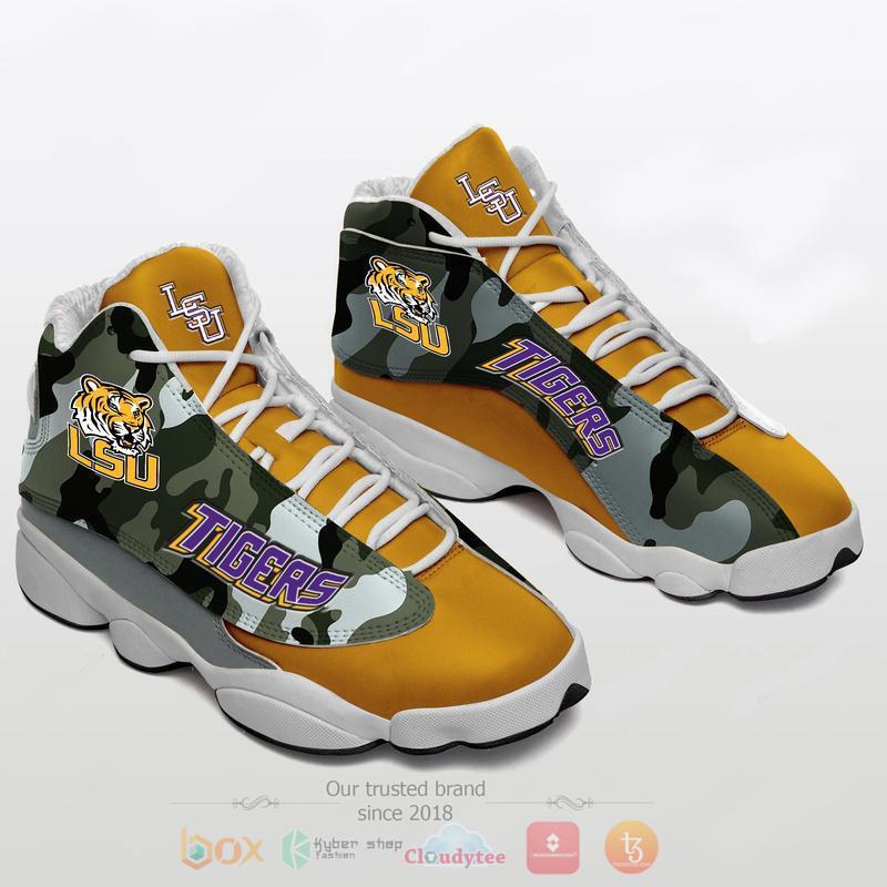 Ncaa Lsu Tigers Orange Camo Air Jordan 13 Shoes Ncaa Lsu Tigers Orange Camo Air Jordan 13 Shoes