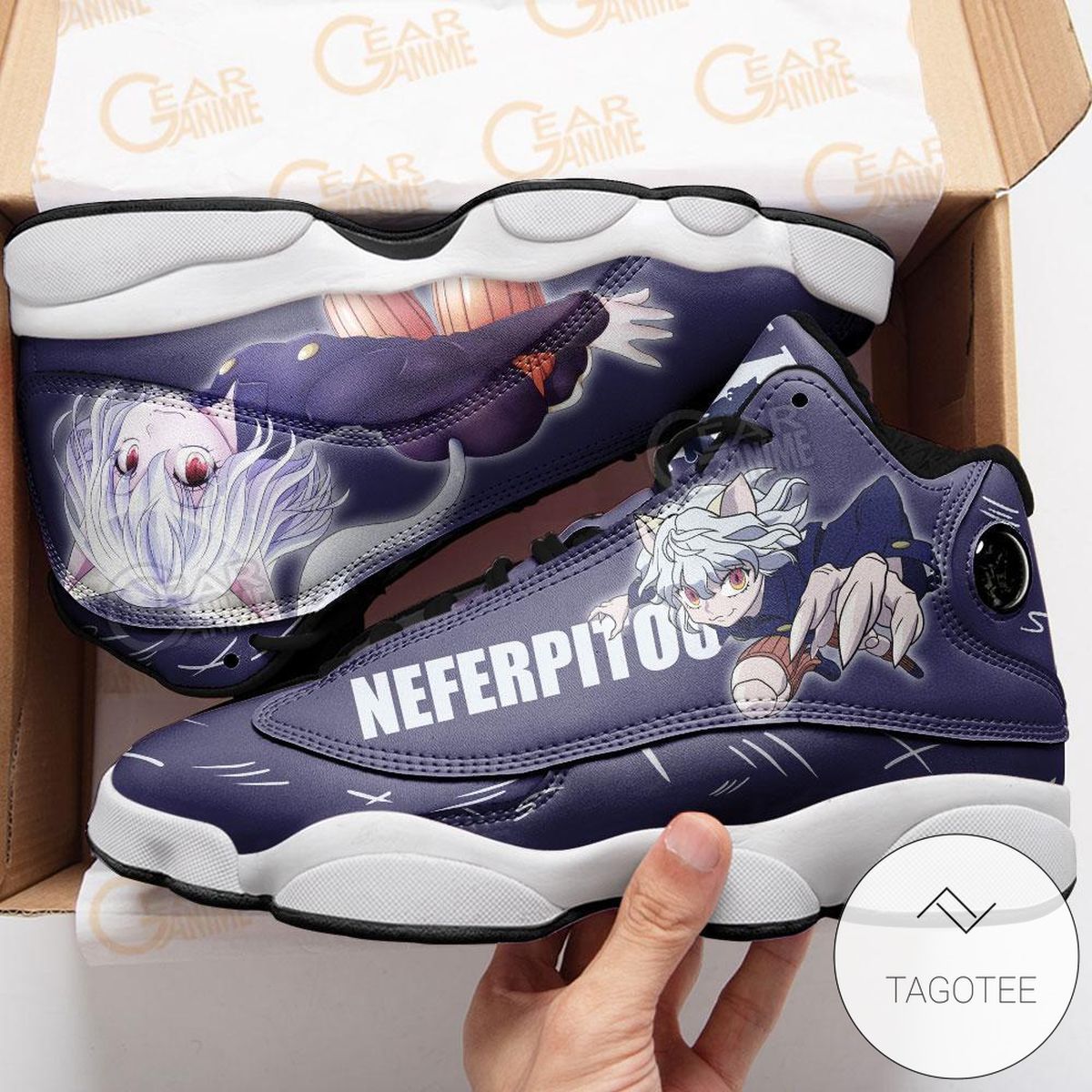 Neferpitou Sneakers Custom Anime Hunter X Hunter Air Jordan 13 Shoes Neferpitou Sneakers Custom Anime Hunter X Hunter Air Jordan 13 Shoes