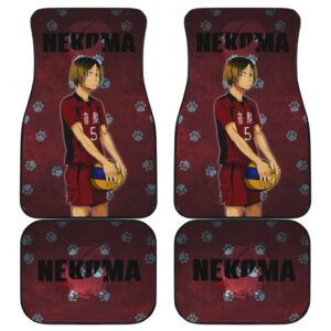 Nekoma Haikyuu Car Floor Mats Anime Car Accessories