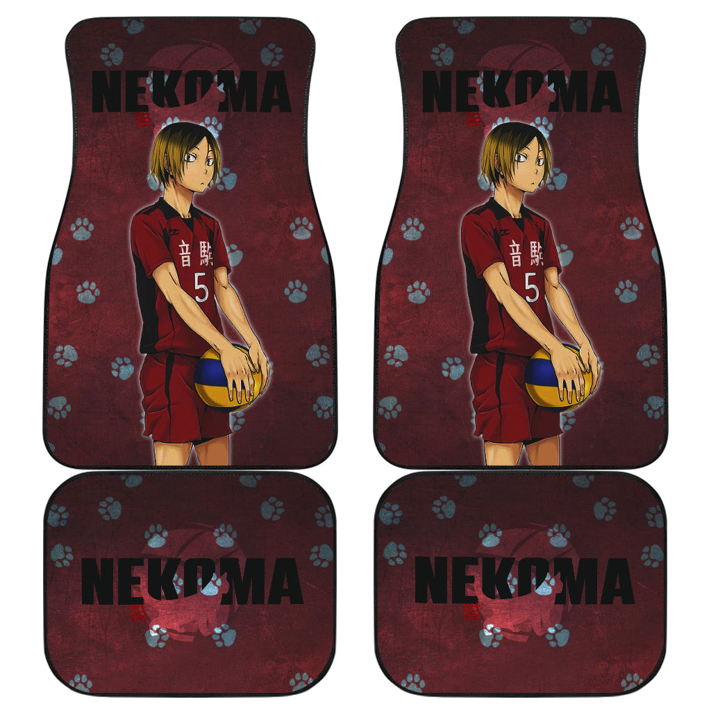 Nekoma Haikyuu Car Floor Mats Anime Car Accessories Nekoma Haikyuu Car Floor Mats Anime Car Accessories