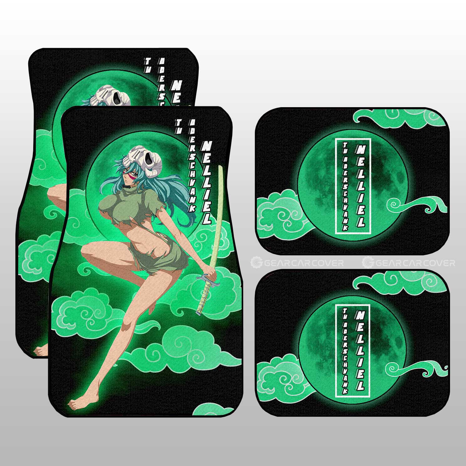 Nel tu Car Floor Mats Custom Anime Bleach Car Accessories Nel tu Car Floor Mats Custom Anime Bleach Car Accessories