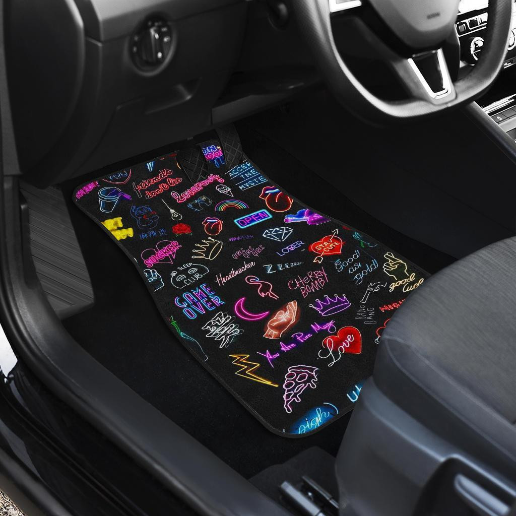 Neon-Symbols-in-Black-theme-Car-Floor-Mats-191028-2