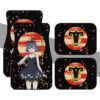 Nero Car Floor Mats Custom Black Clover Anime Car Interior Accessories