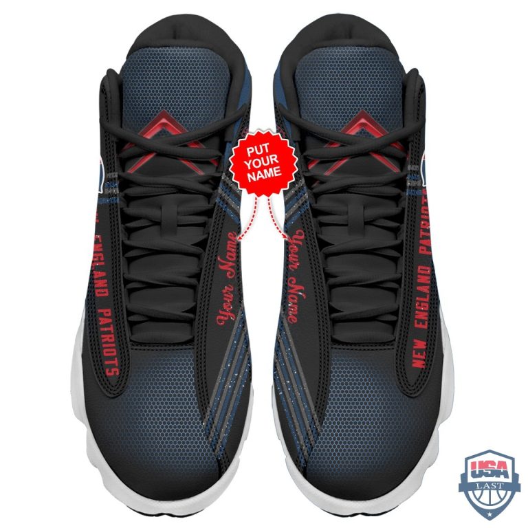 New-England-Patriots-Air-Jordan-13-Custom-Name-Personalized-Shoes-1