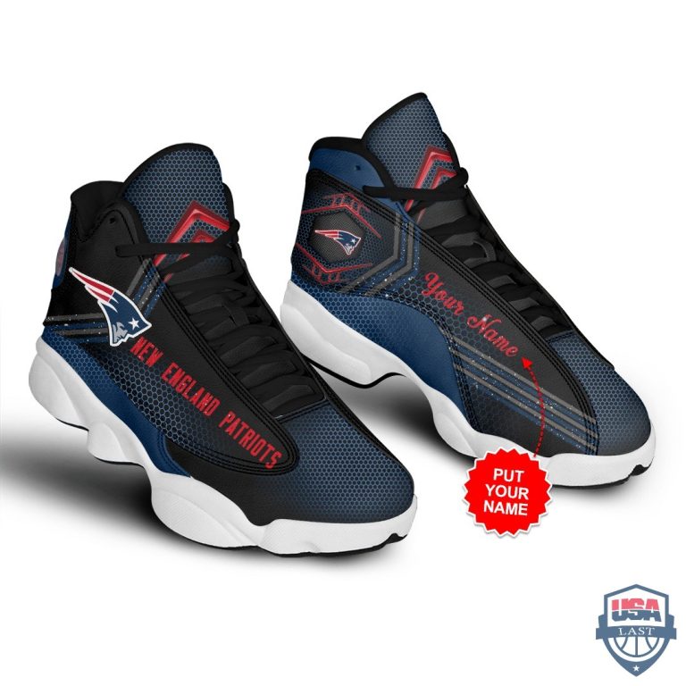 New-England-Patriots-Air-Jordan-13-Custom-Name-Personalized-Shoes-2