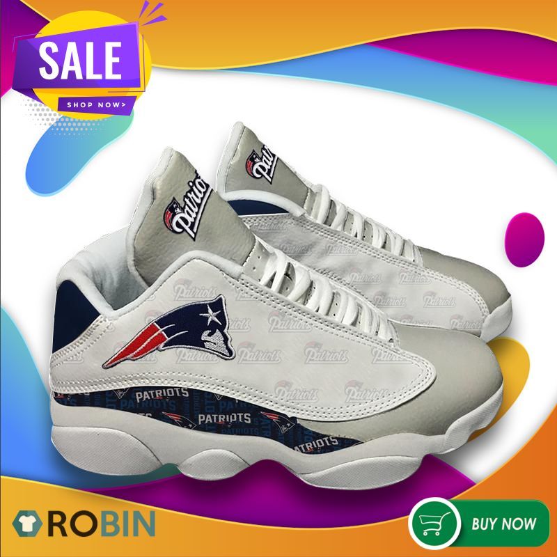 New England Patriots Football Air Jordan 13 Sneakers New England Patriots Football Air Jordan 13 Sneakers