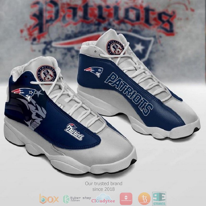 New England Patriots Nfl Football Team 17 Air Jordan 13 Sneaker Shoes New England Patriots Nfl Football Team 17 Air Jordan 13 Sneaker Shoes